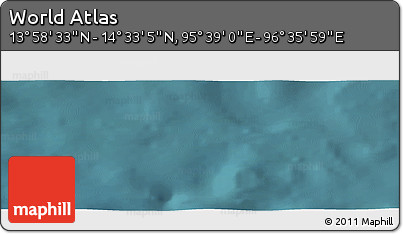 Satellite Panoramic Map of the Area around 14° 15' 49" N, 96° 7' 30" E