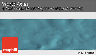Satellite Panoramic Map of the Area around 14° 15' 49" N, 96° 7' 30" E