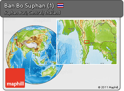 Physical Location Map of Ban Bo Suphan (1)