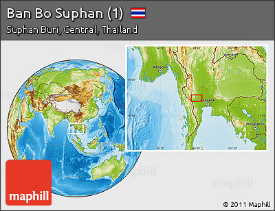 Physical Location Map of Ban Bo Suphan (1)