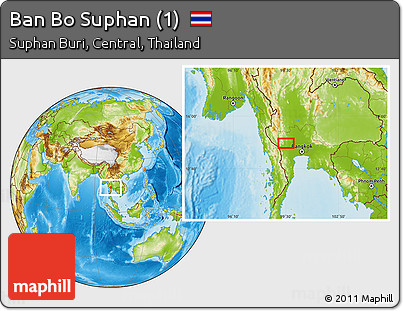 Physical Location Map of Ban Bo Suphan (1)