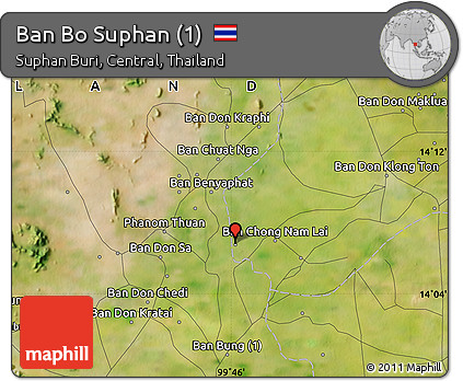 Satellite Map of Ban Bo Suphan (1)