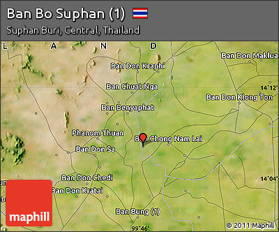 Satellite Map of Ban Bo Suphan (1)