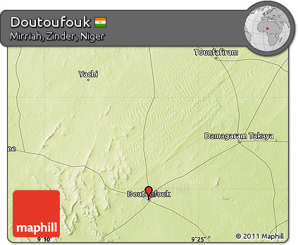 Physical Map of Doutoufouk