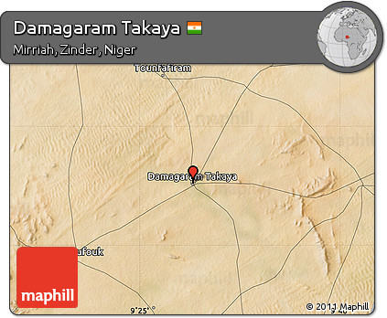Satellite Map of Damagaram Takaya