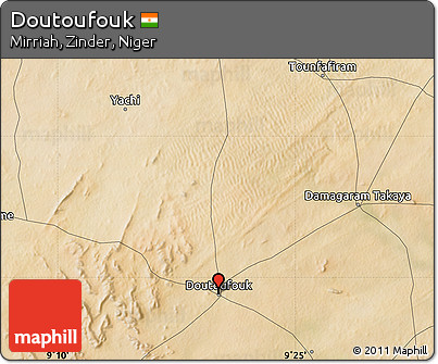 Satellite Map of Doutoufouk
