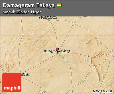 Satellite Map of Damagaram Takaya