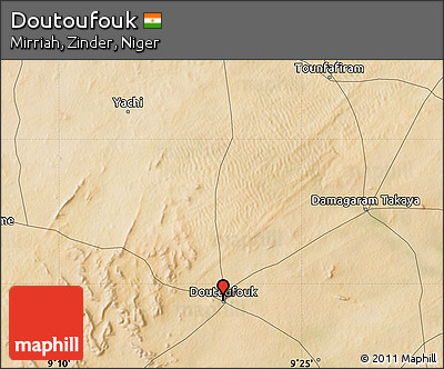 Satellite Map of Doutoufouk
