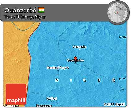 Political Map of Ouanzerbé