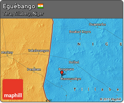 Political Map of Eguébango