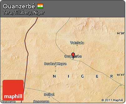 Satellite Map of Ouanzerbé