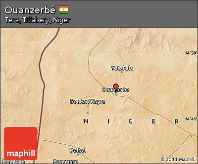 Satellite Map of Ouanzerbé