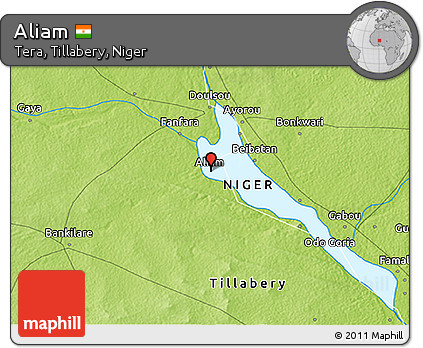 Physical 3D Map of Aliam