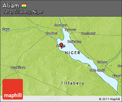 Physical 3D Map of Aliam