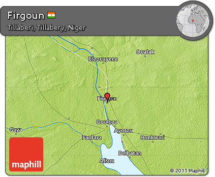 Physical Map of Firgoun