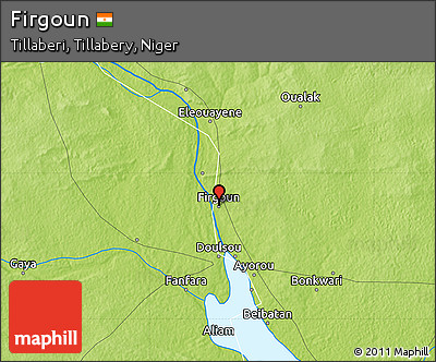 Physical Map of Firgoun