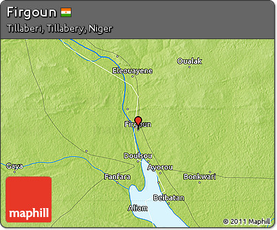 Physical Map of Firgoun