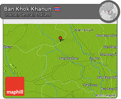 Physical 3D Map of Ban Khok Khanun