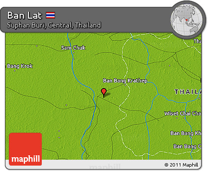 Physical 3D Map of Ban Lat