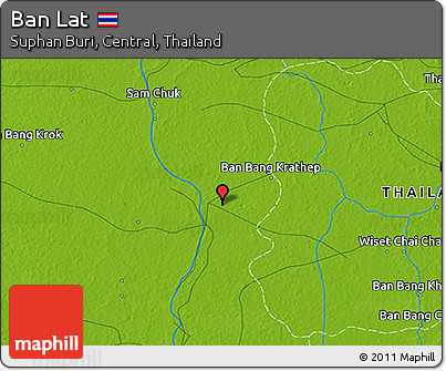 Physical 3D Map of Ban Lat