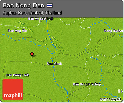 Physical 3D Map of Ban Nong Dan