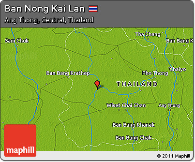 Physical 3D Map of Ban Nong Kai Lan