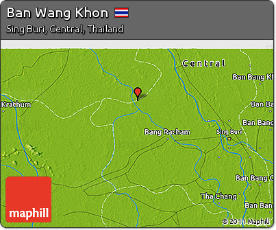 Physical 3D Map of Ban Wang Khon