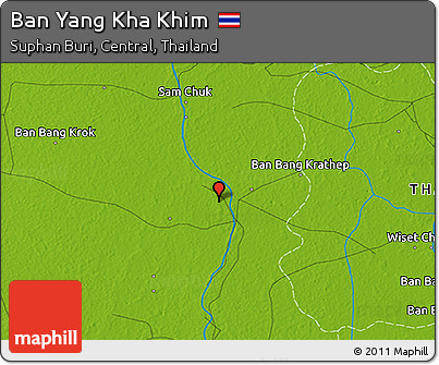 Physical 3D Map of Ban Yang Kha Khim