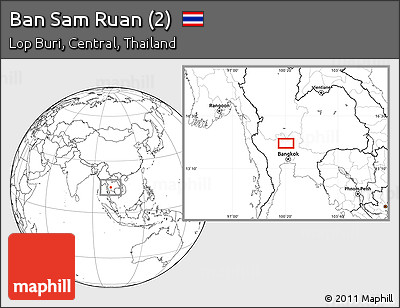 Blank Location Map of Ban Sam Ruan (2)
