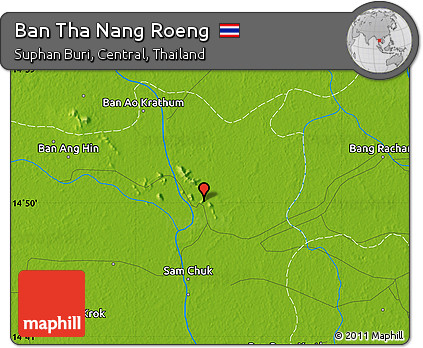 Physical Map of Ban Tha Nang Roeng