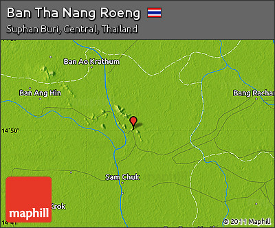 Physical Map of Ban Tha Nang Roeng