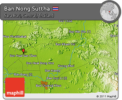 Physical 3D Map of Ban Nong Suttha