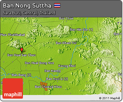 Physical 3D Map of Ban Nong Suttha