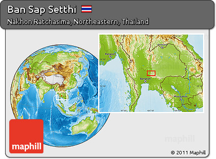 Physical Location Map of Ban Sap Setthi