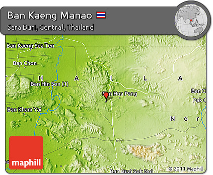 Physical Map of Ban Kaeng Manao