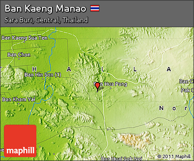 Physical Map of Ban Kaeng Manao