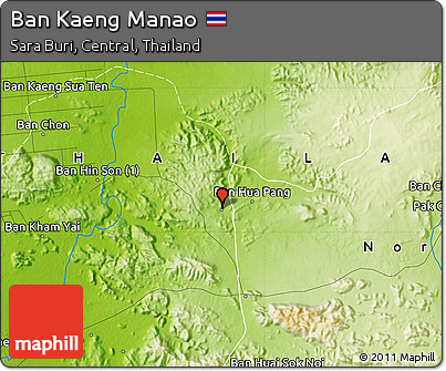 Physical Map of Ban Kaeng Manao