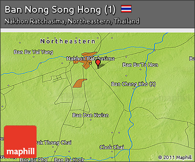 Physical 3D Map of Ban Nong Song Hong (1)