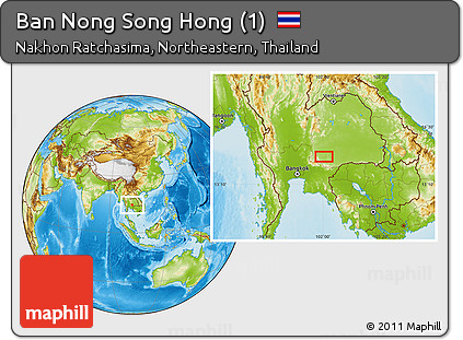 Physical Location Map of Ban Nong Song Hong (1)