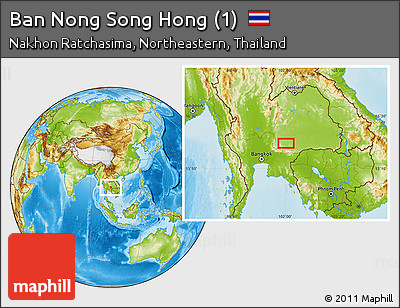 Physical Location Map of Ban Nong Song Hong (1)