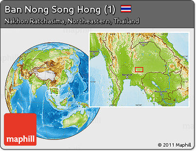 Physical Location Map of Ban Nong Song Hong (1)