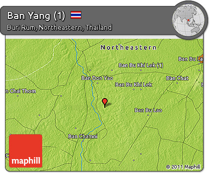 Physical 3D Map of Ban Yang (1)