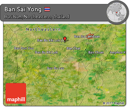 Satellite 3D Map of Ban Sai Yong