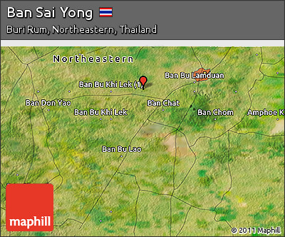 Satellite 3D Map of Ban Sai Yong