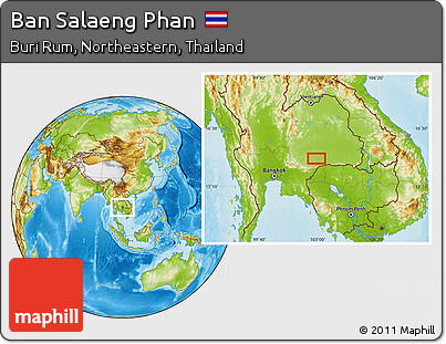 Physical Location Map of Ban Salaeng Phan