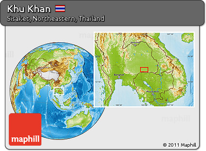 Physical Location Map of Khu Khan