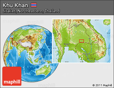 Physical Location Map of Khu Khan
