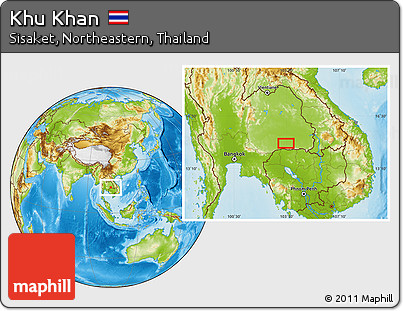 Physical Location Map of Khu Khan