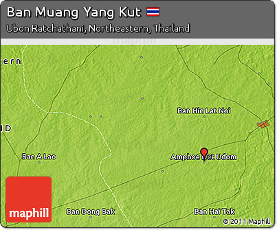 Physical 3D Map of Ban Muang Yang Kut