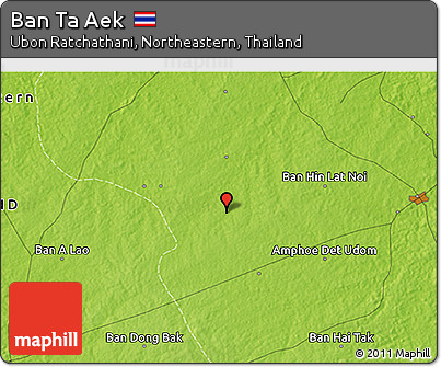 Physical 3D Map of Ban Ta Aek